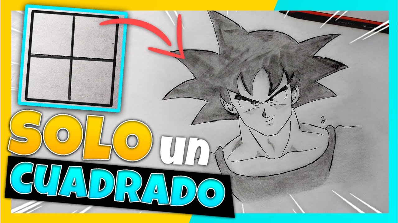 💥como DIBUJAR a GOKU PASO a PASO FÁCIL y LENTO Con LÁPIZ (principiantes) roer