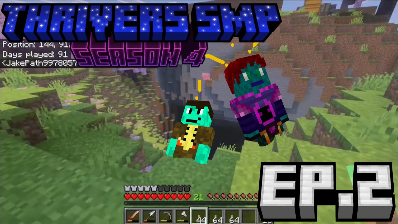 CAVING AND BASE BUILDING!!! Thrivers SMP S4 Ep.2