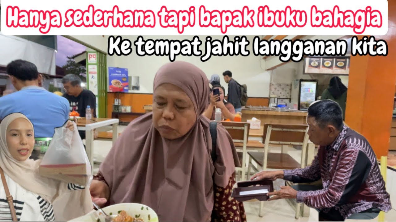 SEDERHANA TAPI BAPAK IBUKU BAHAGIA || REAKSI AYAH LIHAT BAJU YANG KUBELIKAN