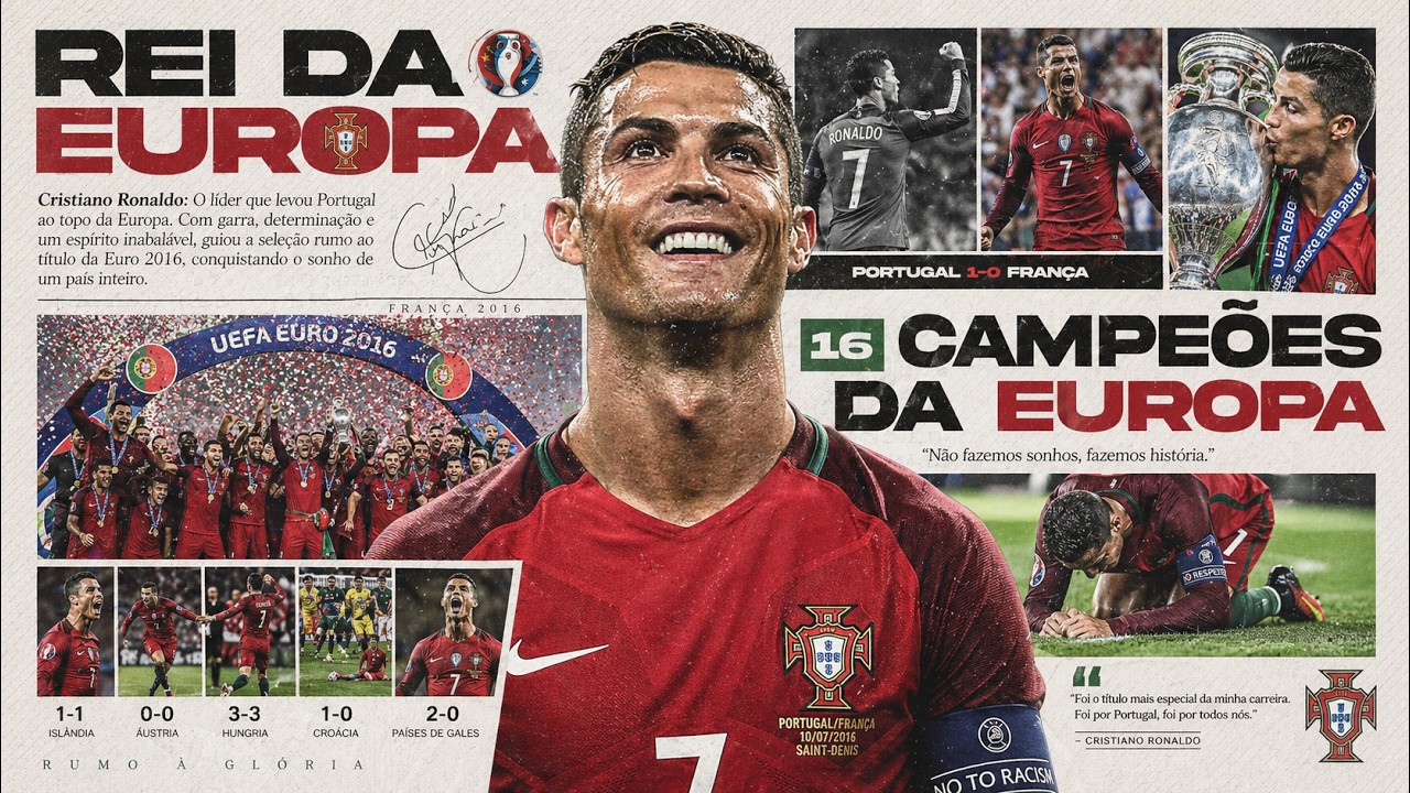 Como CRISTIANO RONALDO colocou PORTUGAL no MAPA?
