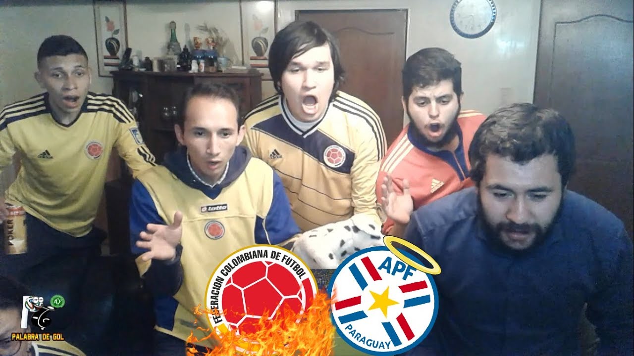Colombia 1 Paraguay 2 | Eliminatorias Rusia 2018 | Reacci&oacute;n Amigos | El Club de la Iron&iacute;a