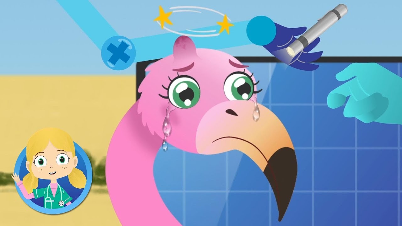 Uma the Flamingo | Doctor Poppy on Safari | Animal Cartoons for Children
