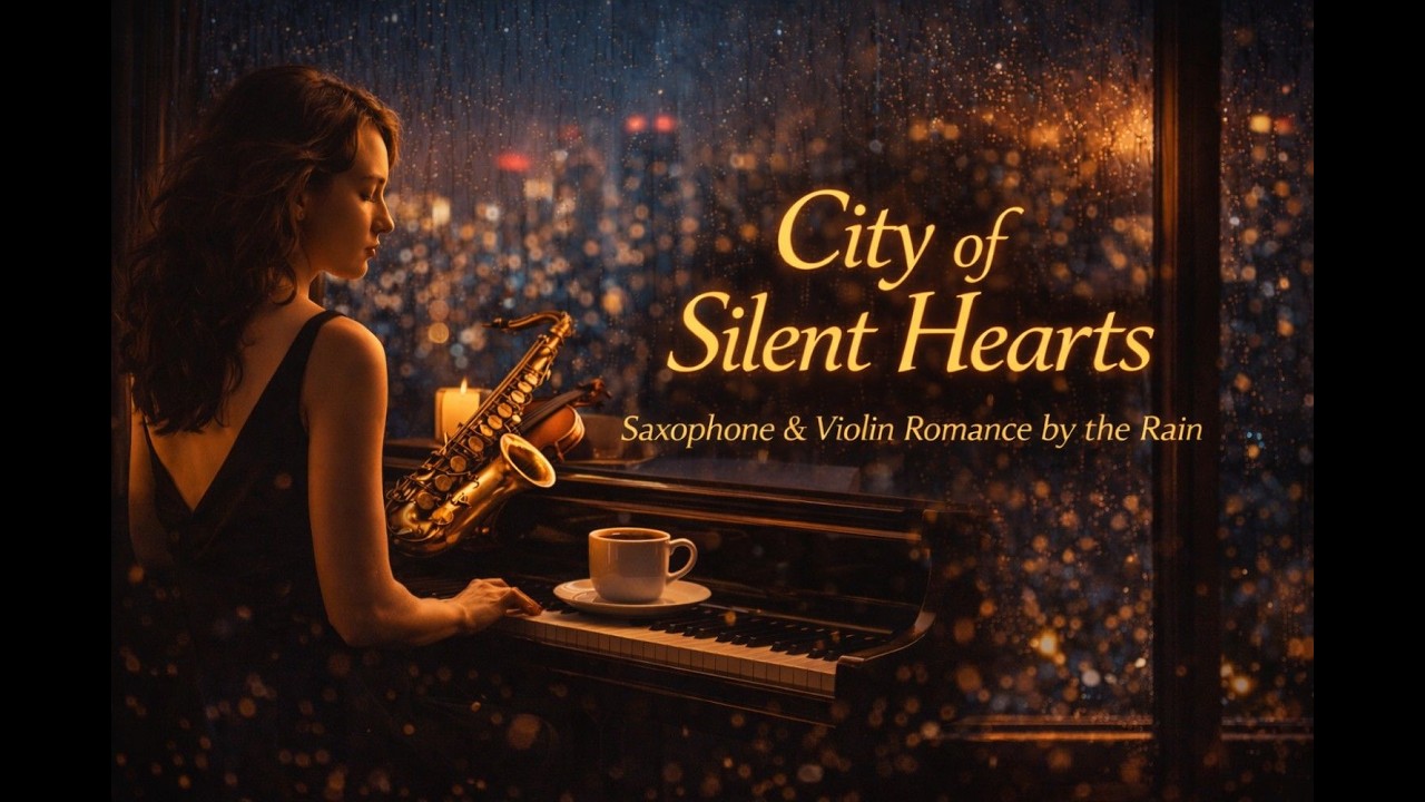 City of Silent Hearts | Saxophone & Violin Romance by the Rain