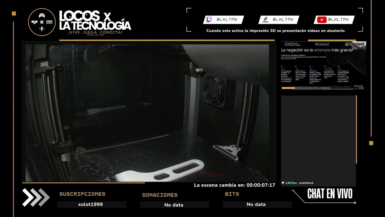 Un poco de impresión 3D / Nuevos comandos en chat / Preguntas Tech