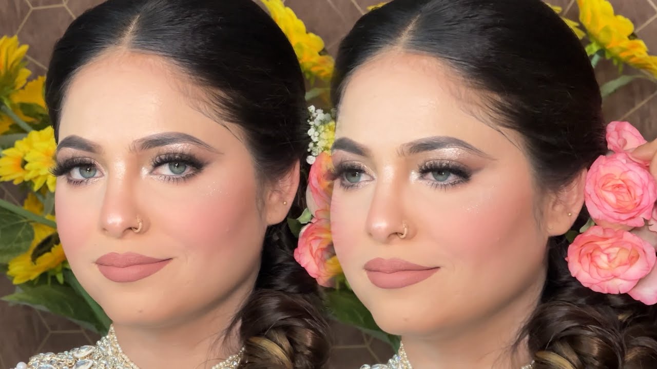 Walima Bridal Makeup Look by @Manveen Makeovers #shortsviral #bridalmakeup #makeuptutorial