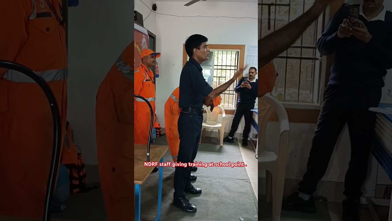 #NDRF training #Training to school students #NDRF Staff training