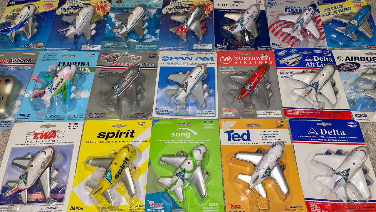*Full Collection* Daron Pullback Plane Collection Update | 15+ Rare and Vintage Models  