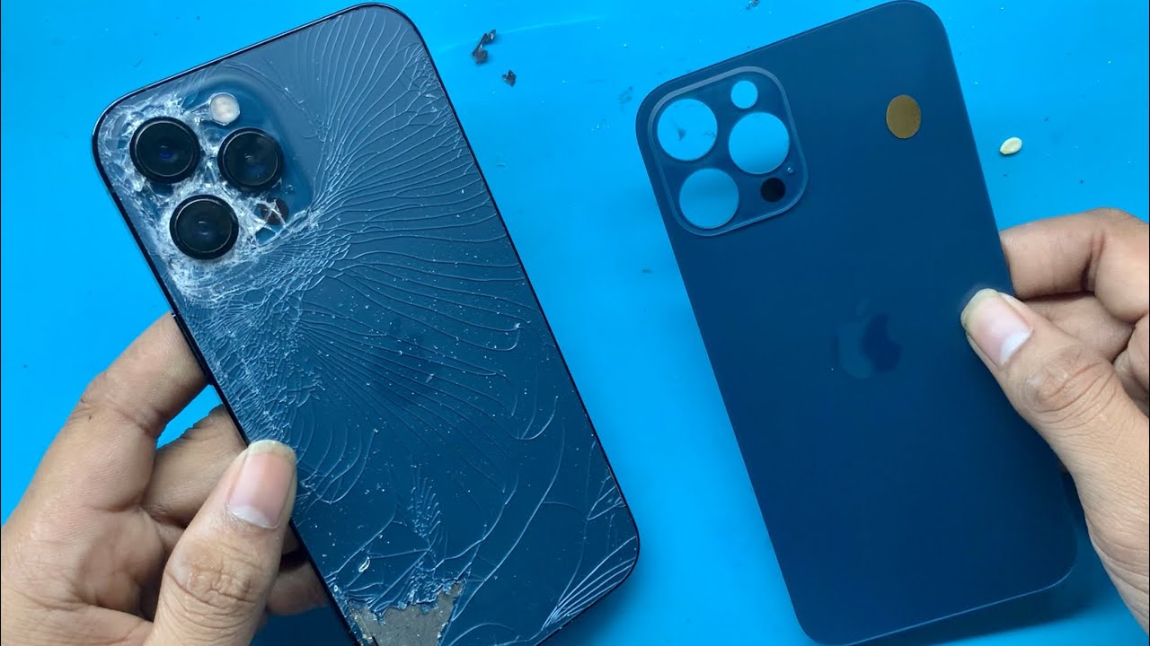 iPhone 12 Pro Max Back Glass Restoration Destroyed | iPhone 12 Pro Max Back Glass Replacement 2021