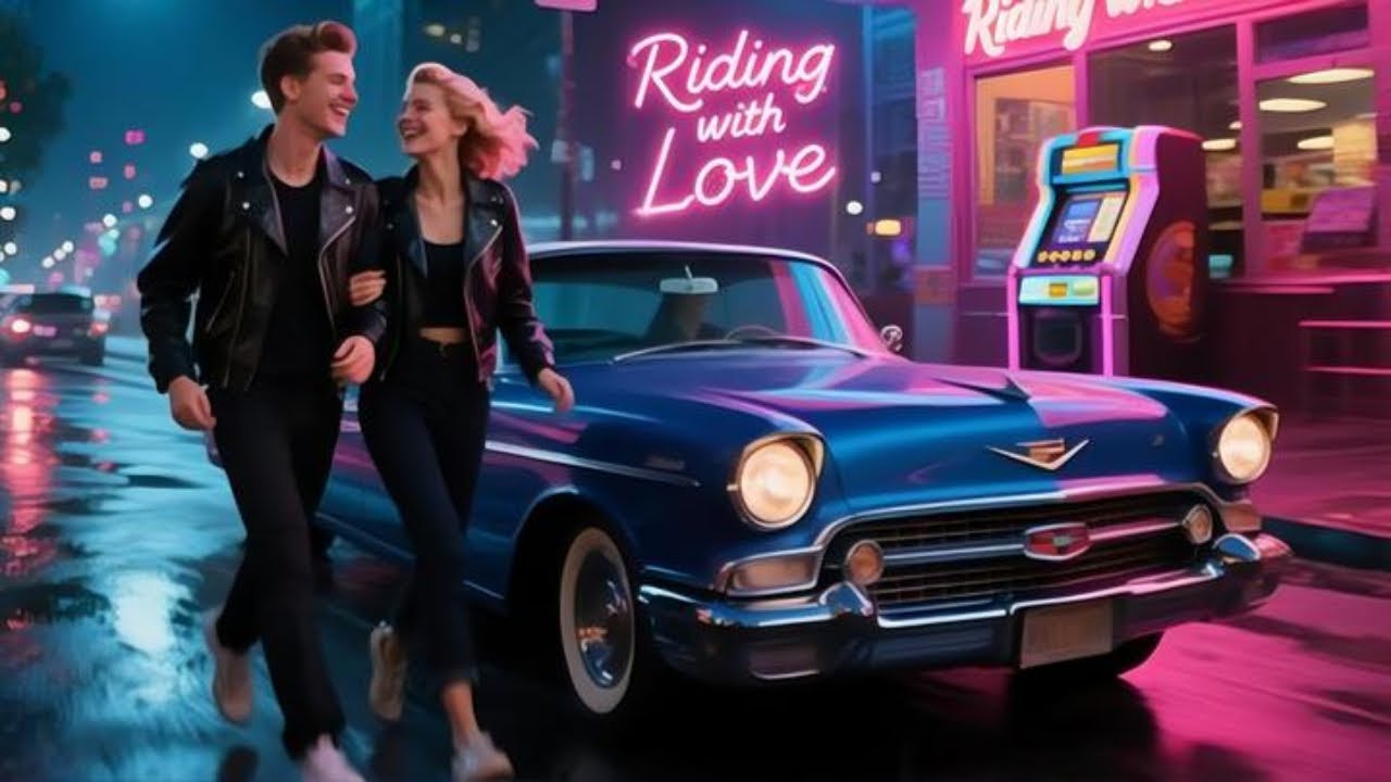 Riding with Love 💖🚗 | 50s Rock’n’Roll Vibes