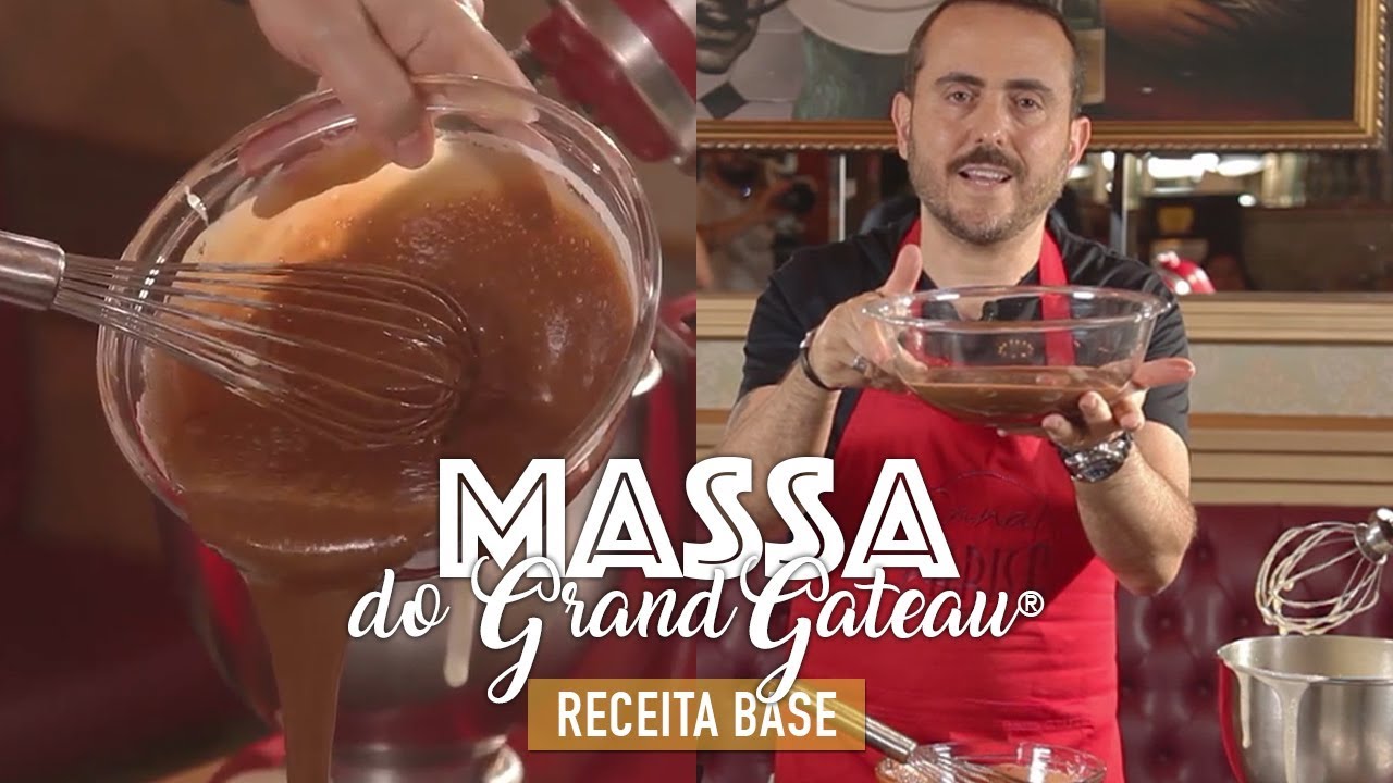 MASSA GRAND GATEAU | RECEITA BASE NA COZINHA CO ISAAC AZAR