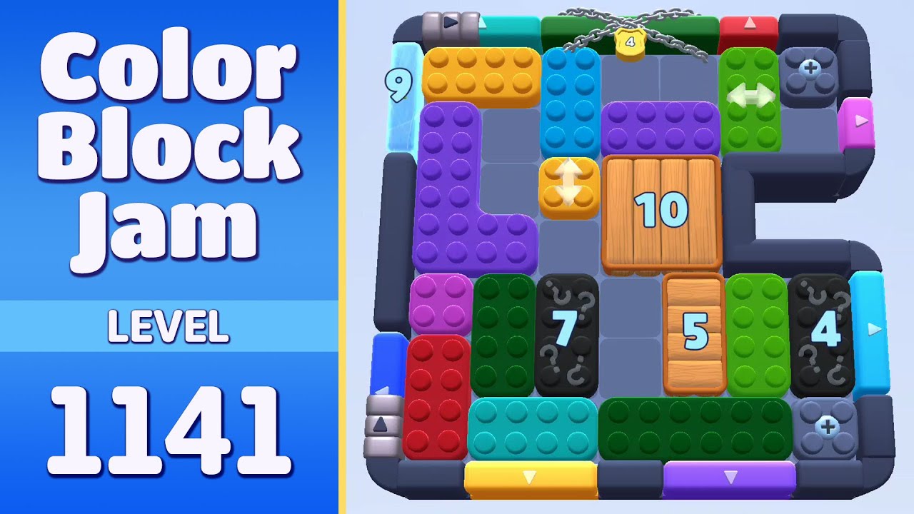 Color Block Jam Level 1141 (1142) | Every Puzzle Solved! 🎯