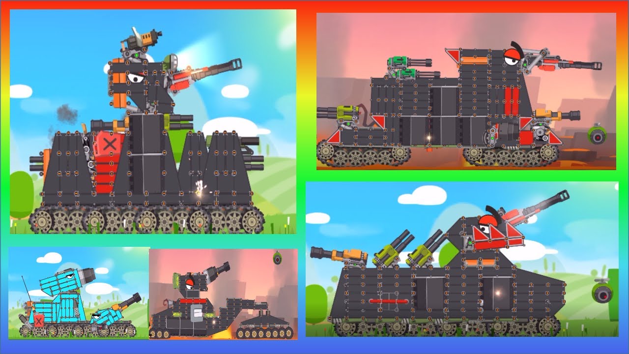 #lv25 Tank Game - Синтез сильнейшего танка lv 25 | Грохот супер танков | Мультяшный танк