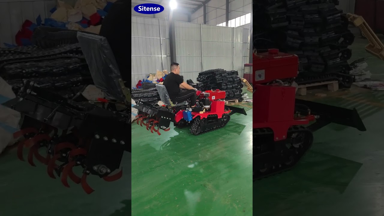25HP Farm Garden Crawler Tractor CE Certification for Sale #rotarytiller #tractor #cultivator #farm