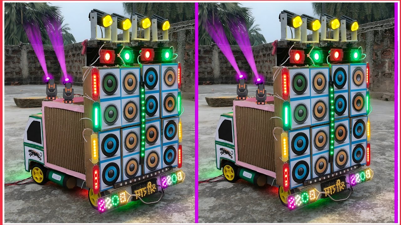 how to make mini dj setup with cardboard 😄