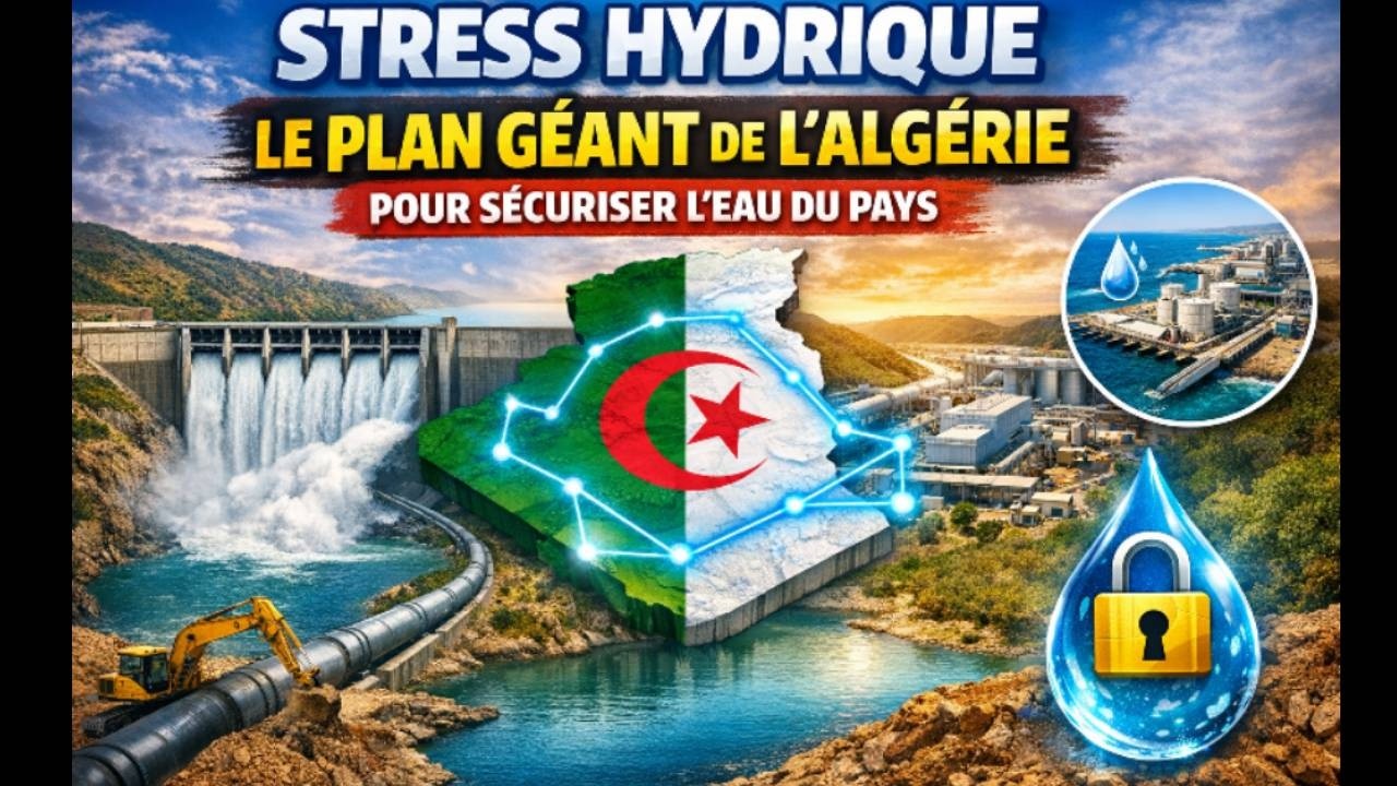 Stress hydrique : le plan géant de l’Algérie pour sécuriser l’eau du pays