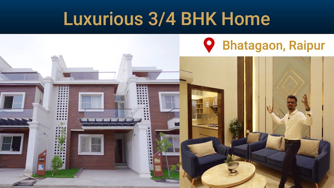 3/4 BHK House at Raipur | Uttam City Bhatagaon | Alpha Realty
