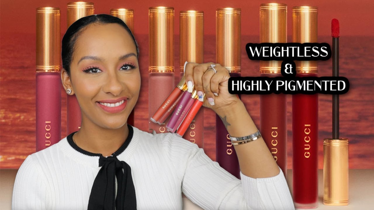 Truly Weightless? GUCCI Liquid Lipsticks | Comparisons & Lip Liner Combos | Mo Makeup Mo Beauty