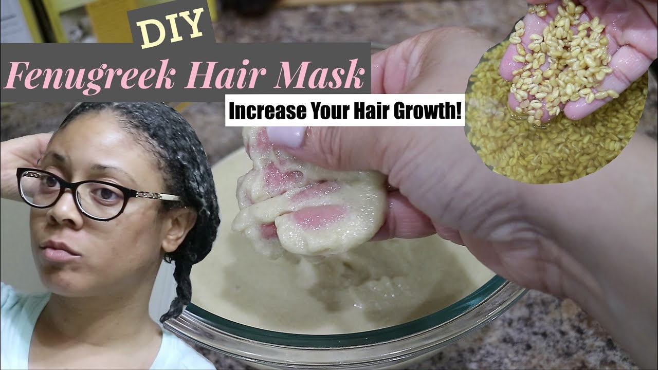 Fenugreek Hair Mask For Fast Hair Growth! | DIY Homemade Deep Conditioner Recipe