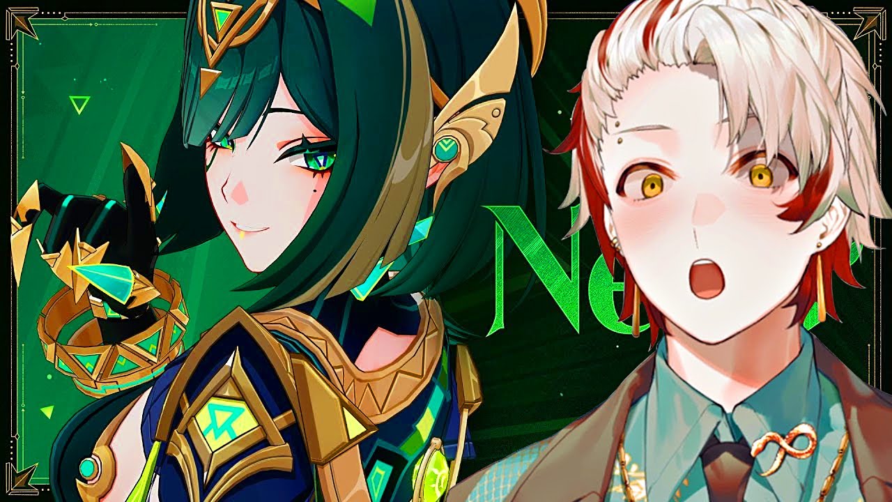 Её озвучка просто невероятная!! Реакция на трейлер «Нефер: Тененосный Змей» (Genshin Impact)