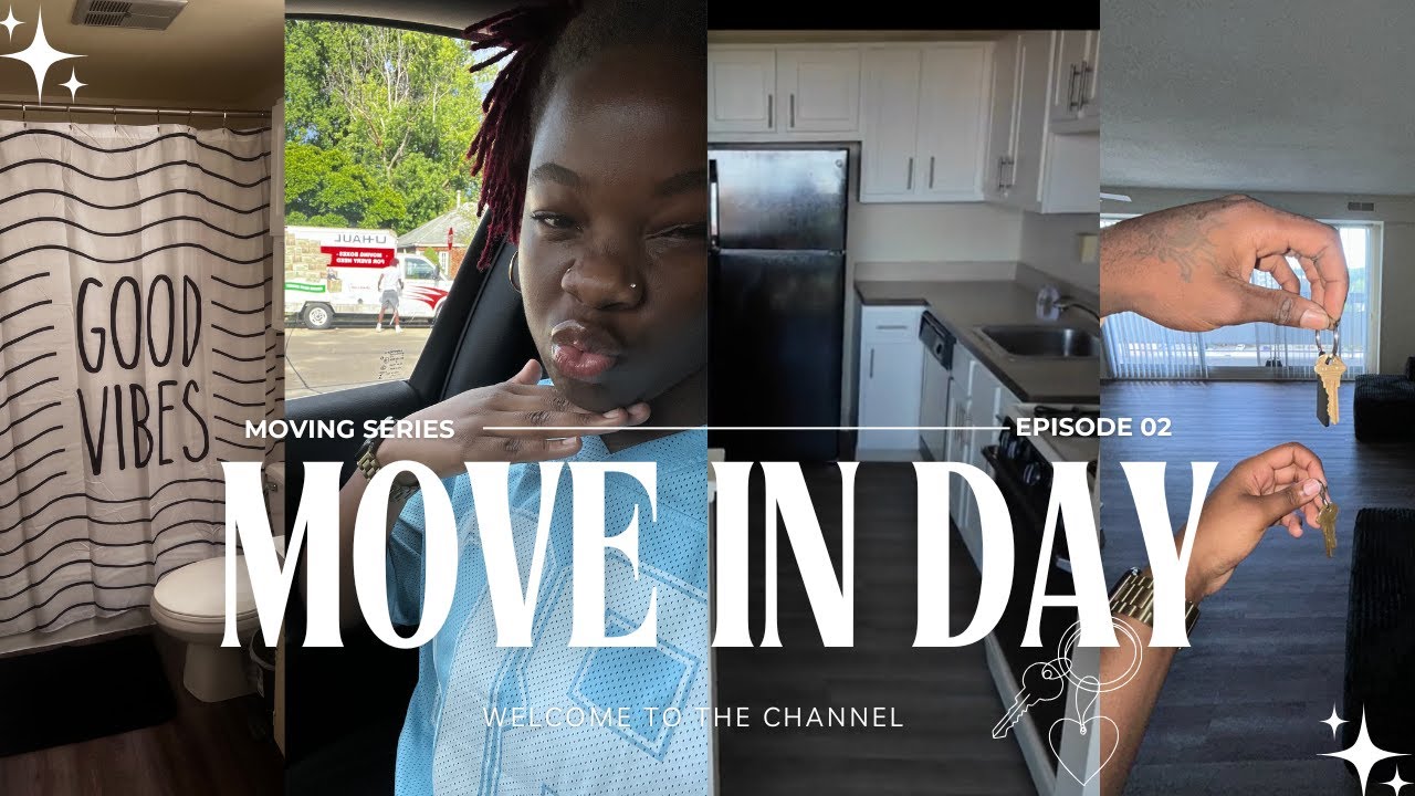 Moving series| Eps 2🏡: Move In Day!!! + empty apartment tour | First apartment at 19‼️