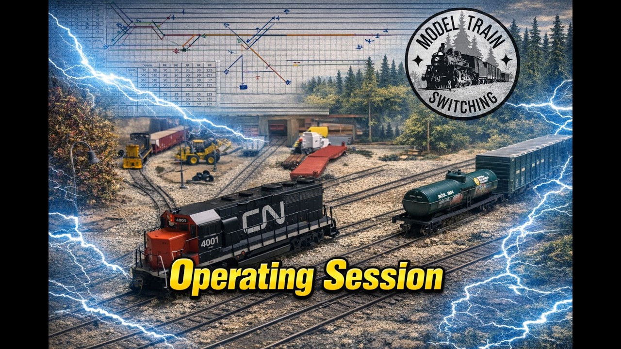 Operating session - Model Train switching
