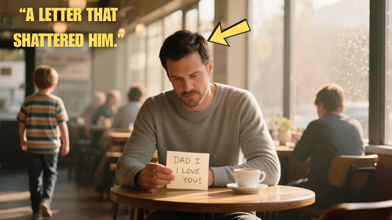 Single Mom’s Son Slipped a Letter to the Lonely Man at the Café—What He Read Shattered Him
