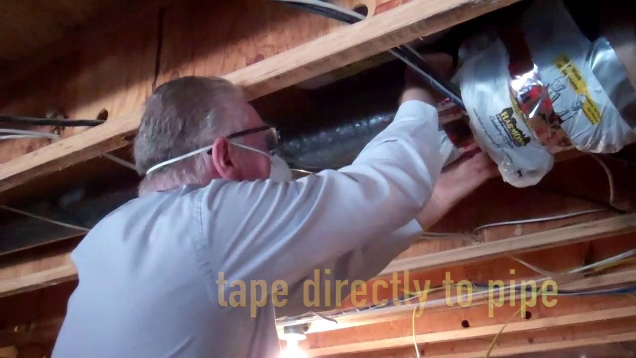 HVAC duct sleeve insulation - laziest product sold @ Home Depot