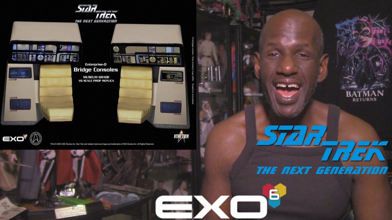 EXO-6 Star Trek: The Next Generation Bridge Operations and Navigation Console Set Preview