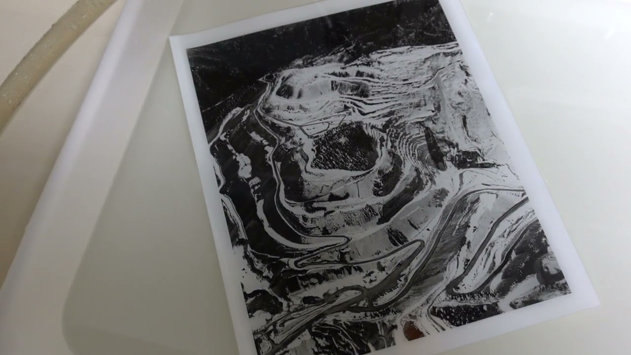 Black & White Printmaking Example: Molycorp Mine