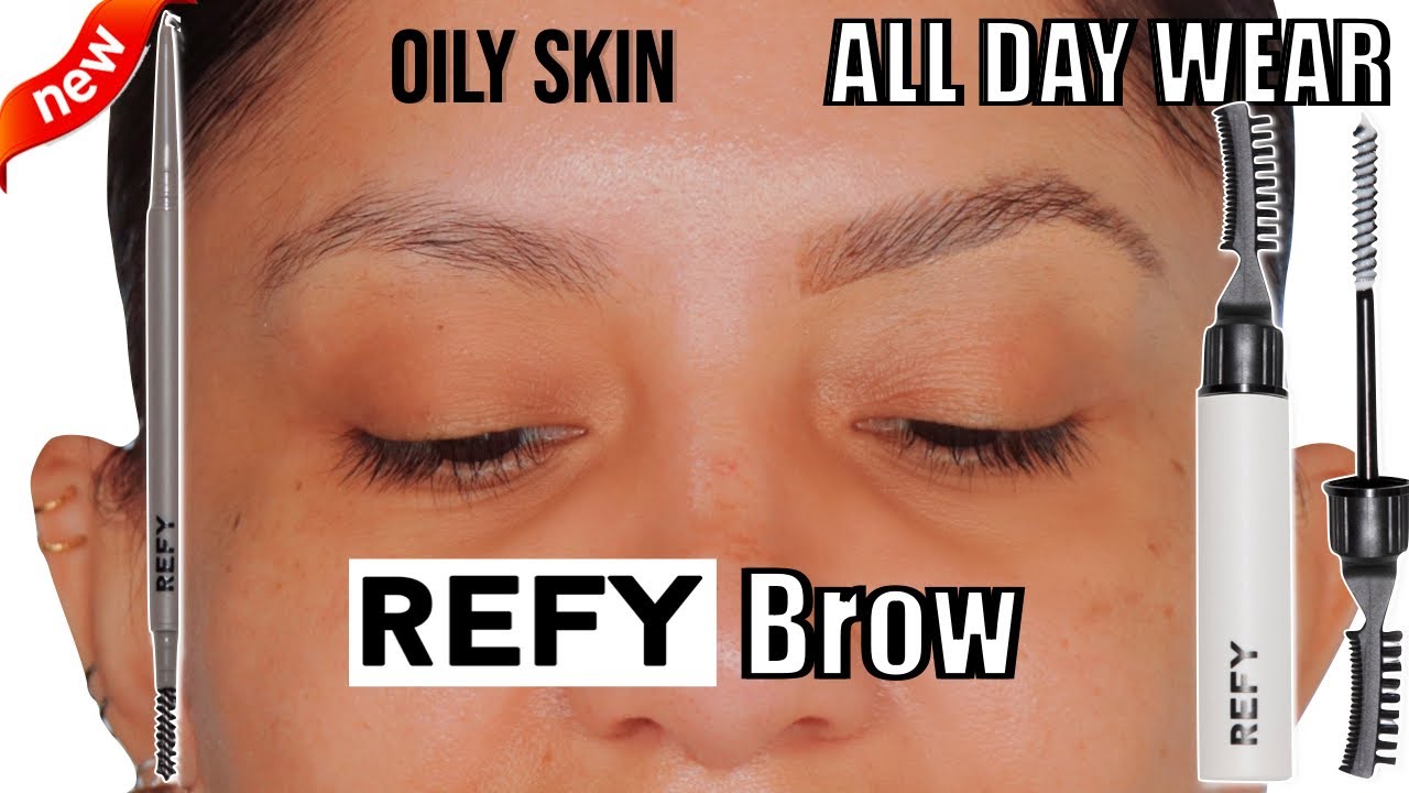 REFY BROWS SCULPT & BROW PENCIL REVIEW + WEAR TEST *sparse brows* | MagdalineJanet