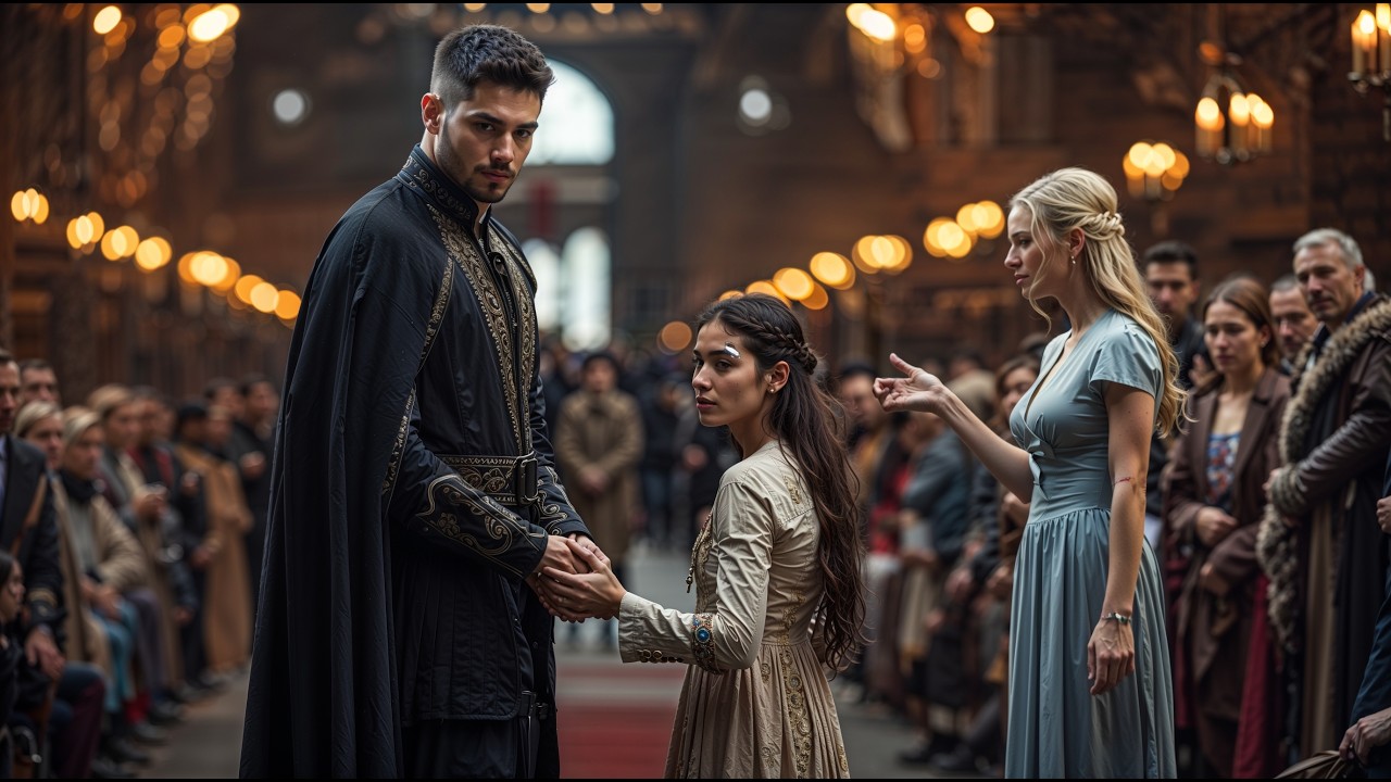 Look at Her, Broken and Worthless,” Her Sister Laughed — Until the Ruthless Alpha Took Her Hand