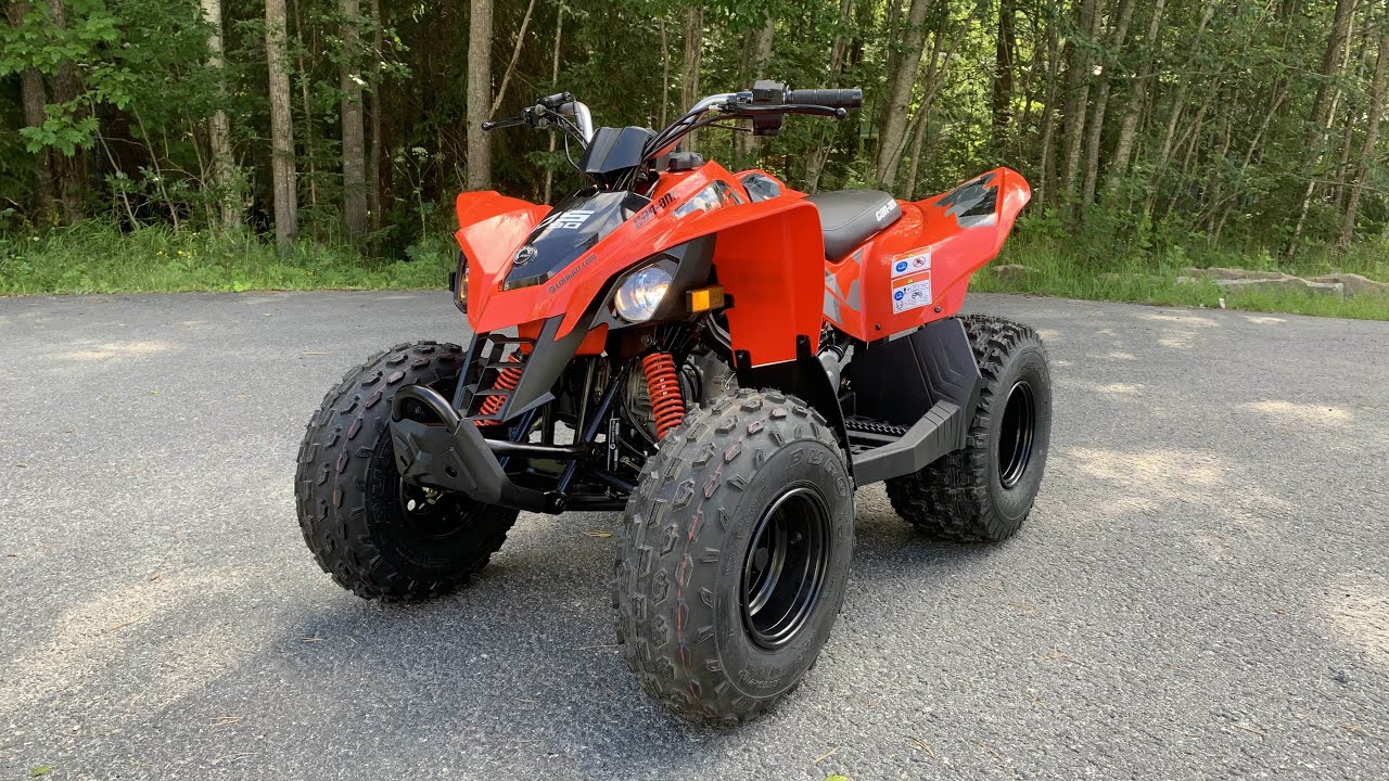 Can-am DS 90 | Walkaround & Starting