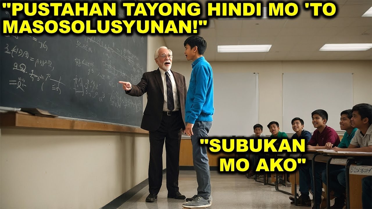 Propesor Di Alam na Henyong Matematiko ang Estudyante — Pinasubok ng 'Imposibleng' Ekwasyon