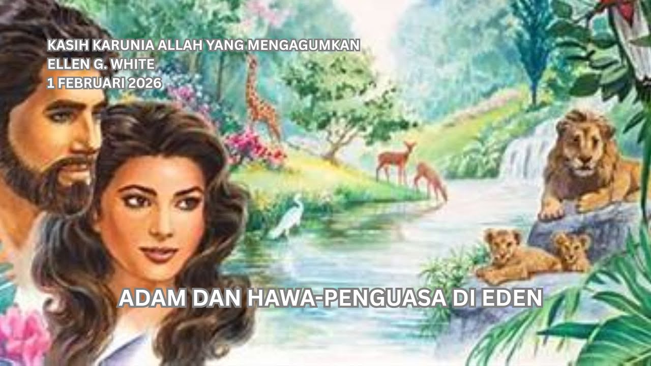 Renungan Malam – God’s Amazing Grace – 01 Feb 26 – Adam dan Hawa—Penguasa di Eden