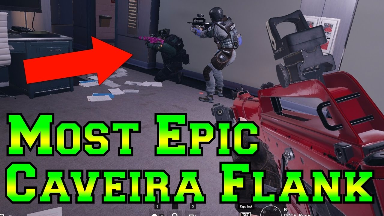 My MOST EPIC Caveira FLANK - Rainbow Six Siege Velvet Shell