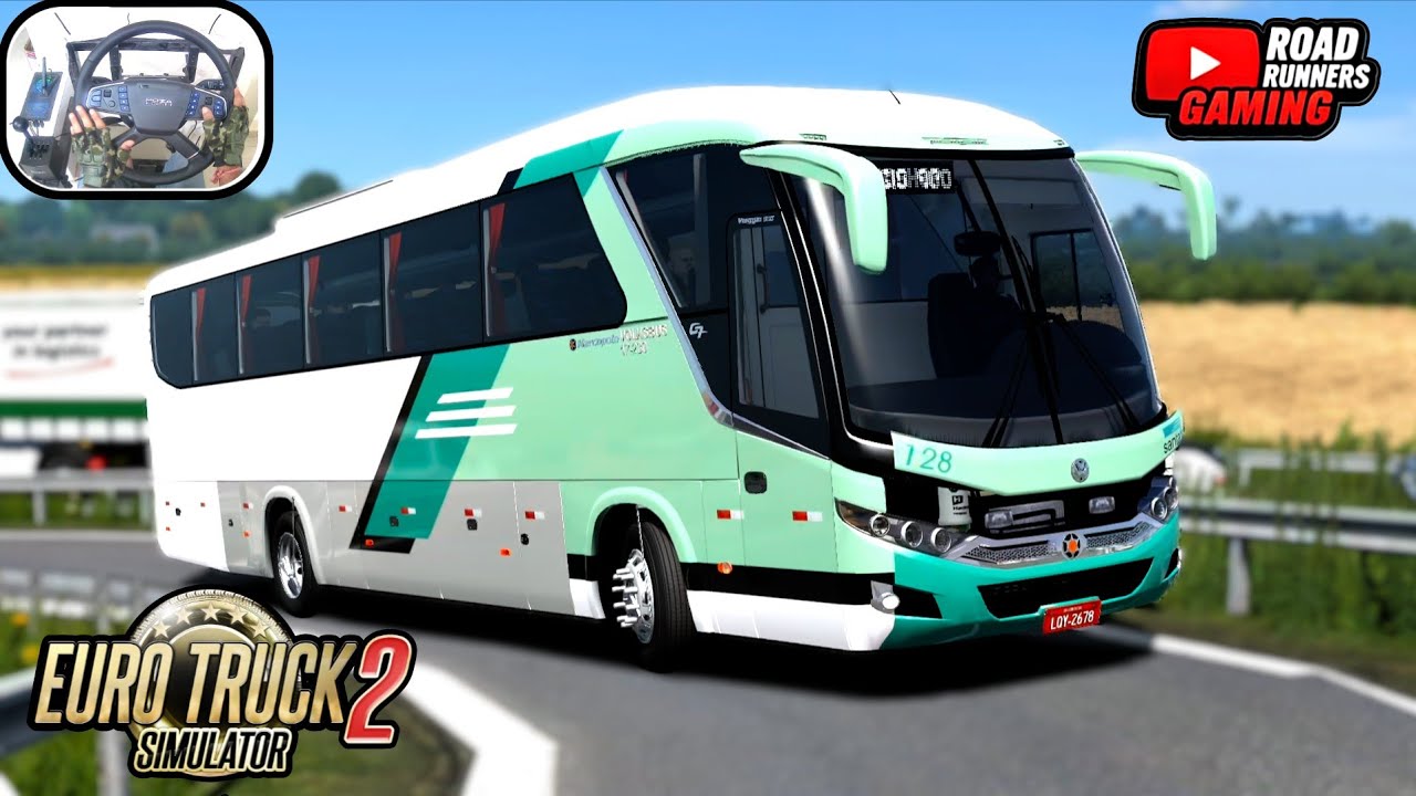 Smooth Ride G7 Viaggio 900 Bus Driving on Narrow Roads | Euro Truck Simulator 2 | ETS2 4K HDR