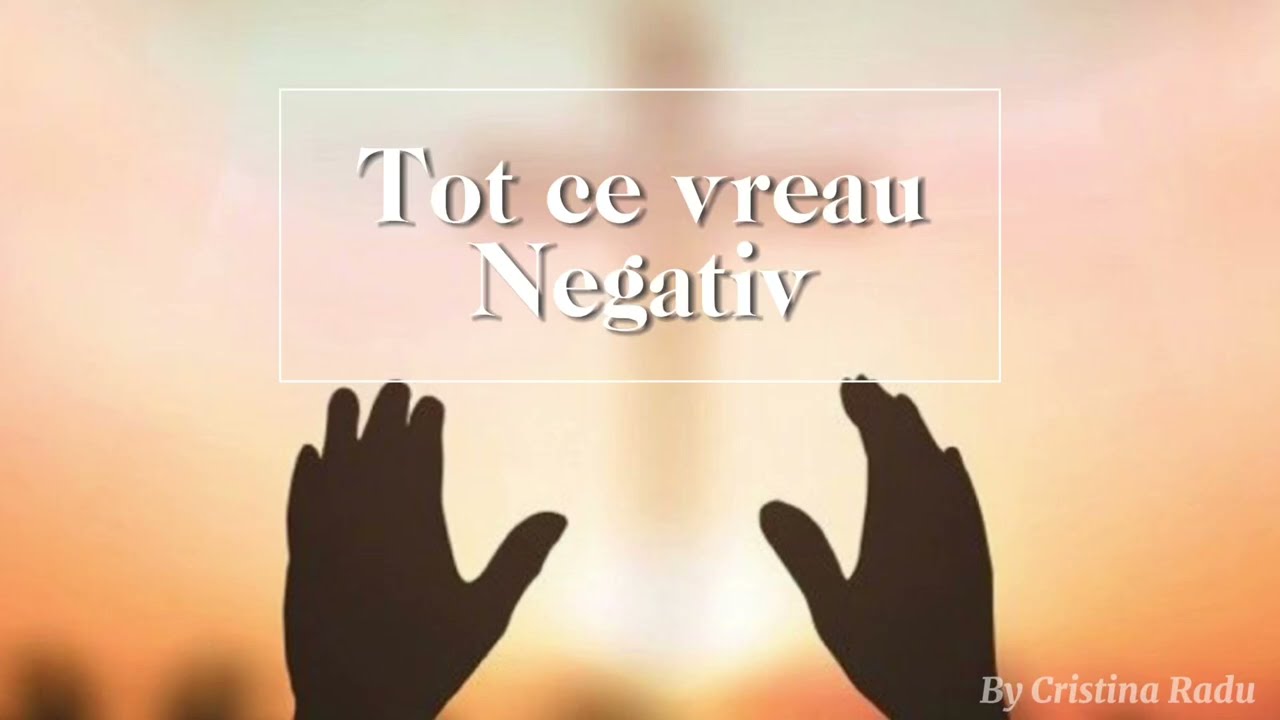 Tot ce vreau || Negativ ton fata & versuri (Heart of Worship)