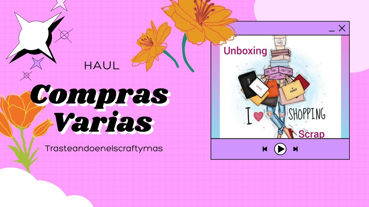 Scrapbook Haul Papeleria creativa y accesorios  que necesitaba ¿o no? trasteandoenelscraftymas
