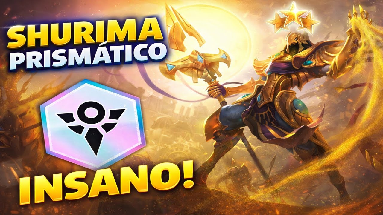 FIZ SHURIMA 4 PERFEITAMENTE NO TFT!!! (INSANO) | Teamfight Tactics