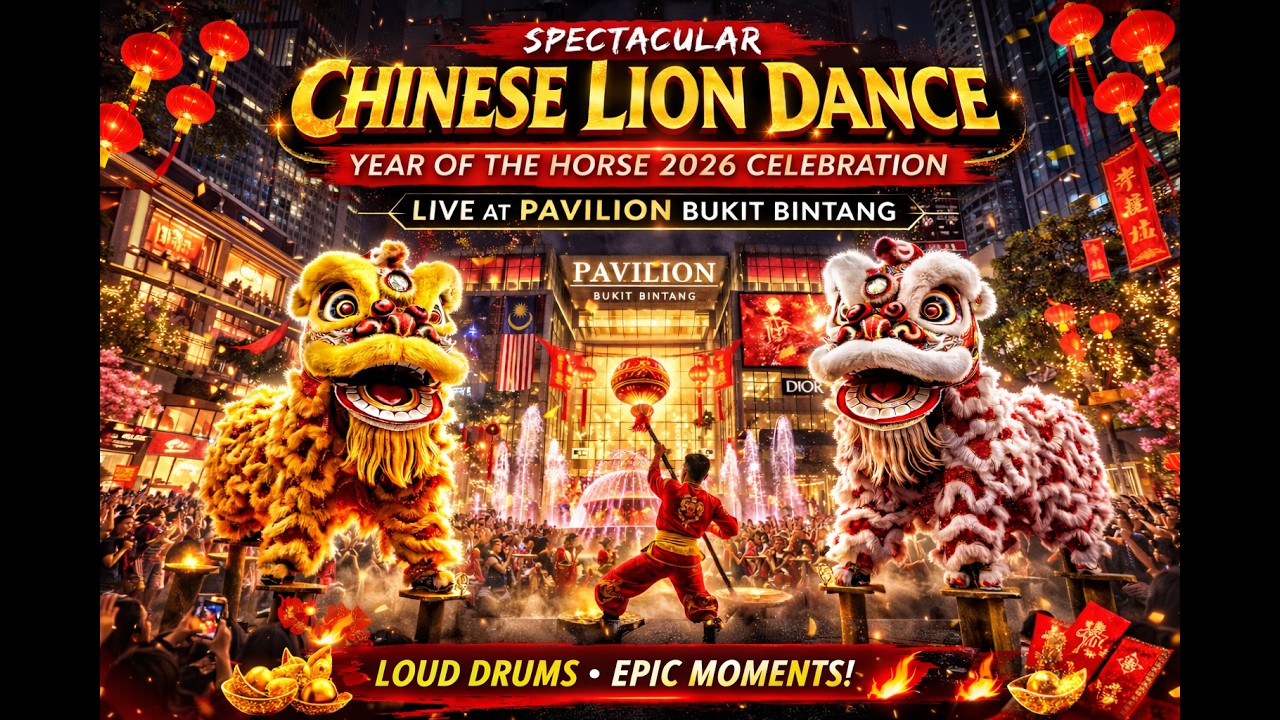 Chinese Dragon Dance 2026 at Pavilion Bukit Bintang | Kuala Lumpur CNY Vibes