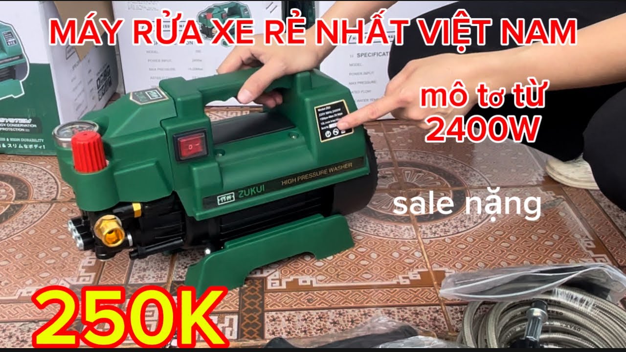 💥💥MÁY RỬA XE ZUKUI NHẬT,MÔ TƠ CẢM ỨNG TỪ,XỊT SIÊU MẠNH ĐỘNG CƠ BỀN,GIÁ CUỐI NĂM SIÊU TỐT Ạ