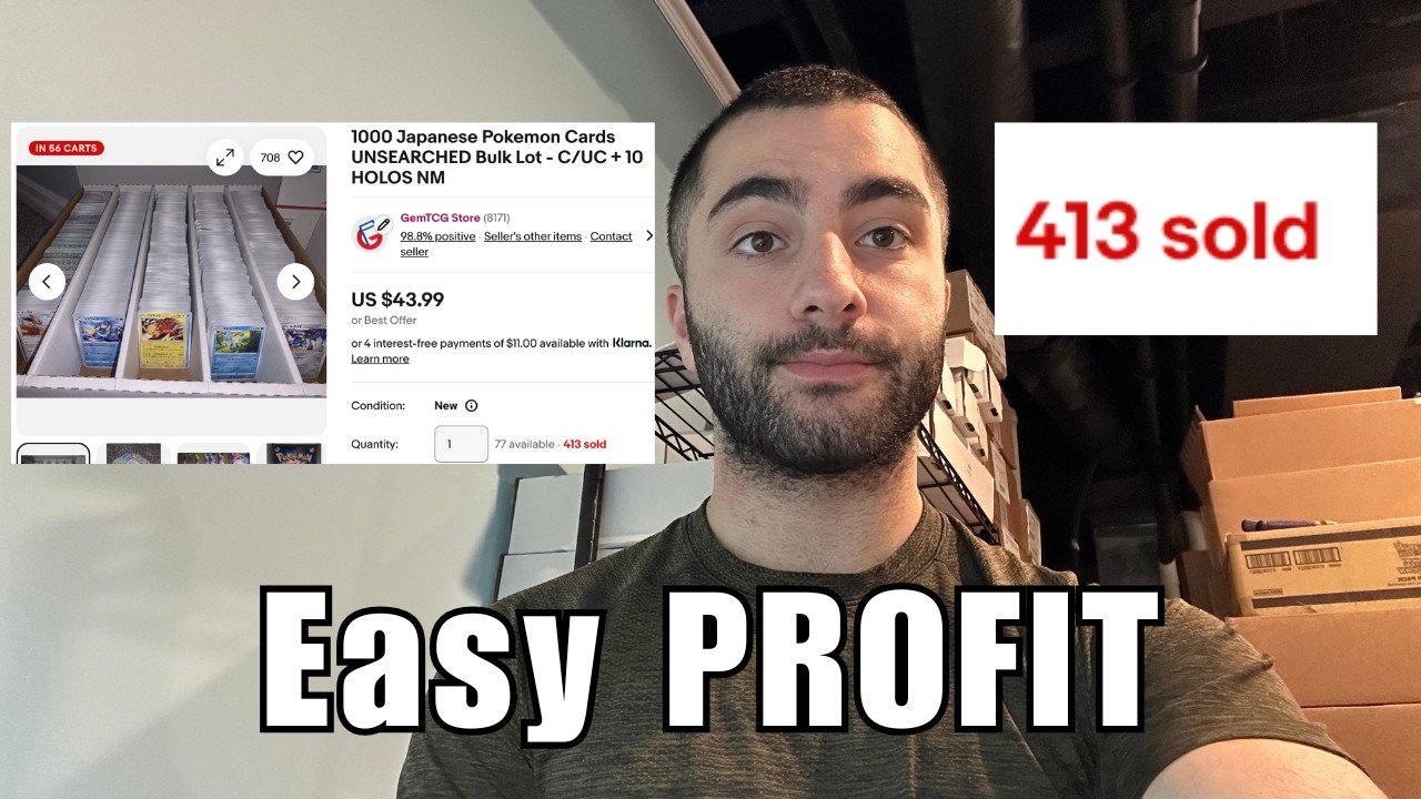 Как превратить оптовые партии TCG в ПРИБЫЛЬ с помощью оптовых партий на eBay