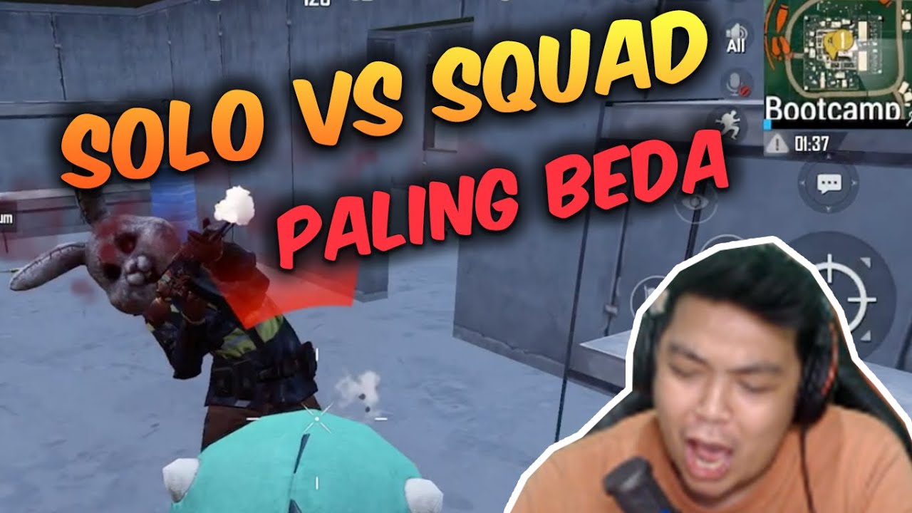 SOLO VS SQUAD PALING PERIH SEUMUR HIDUP - PUBG MOBILE INDONESIA