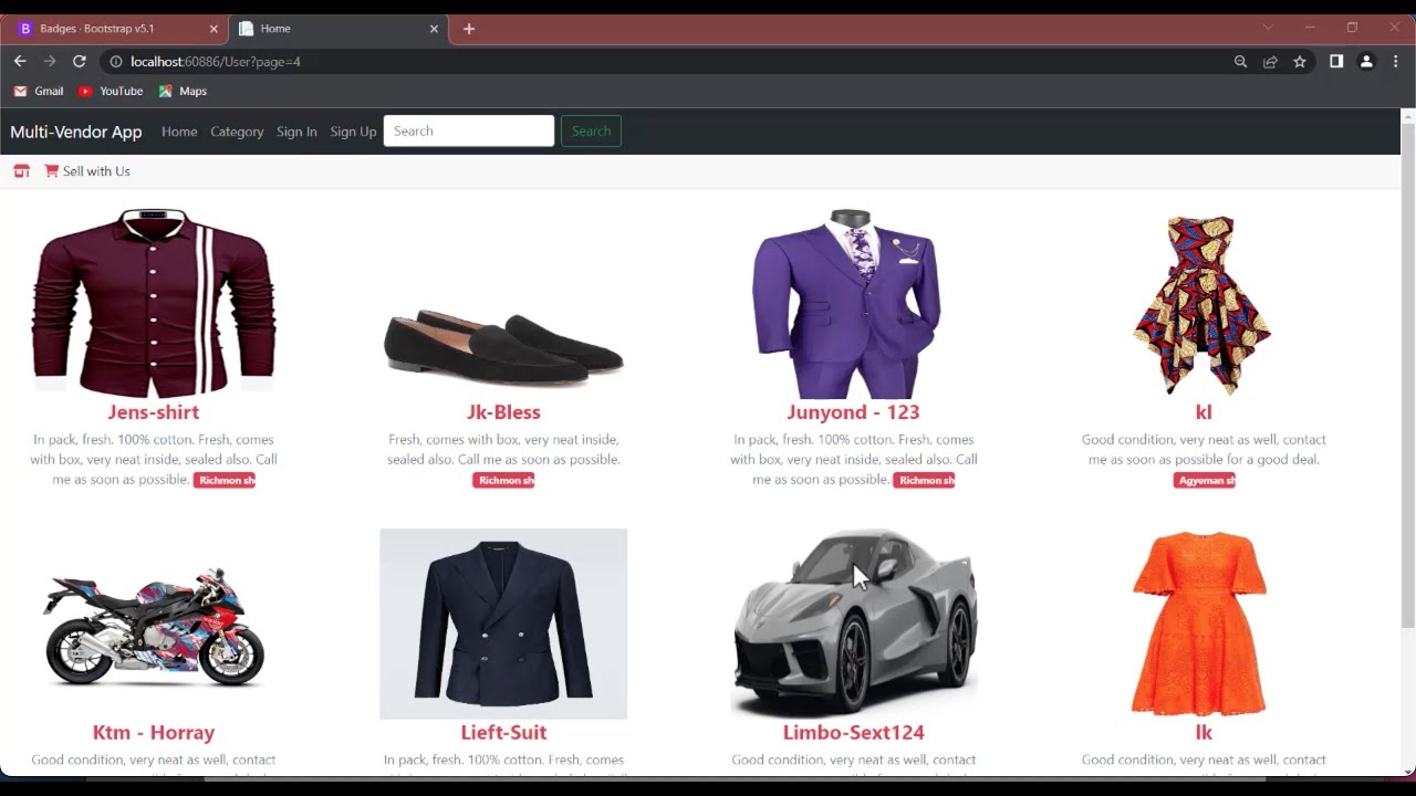 Multi-Vendor App in ASP.NET MVC - 4 - Add Admin Controller.