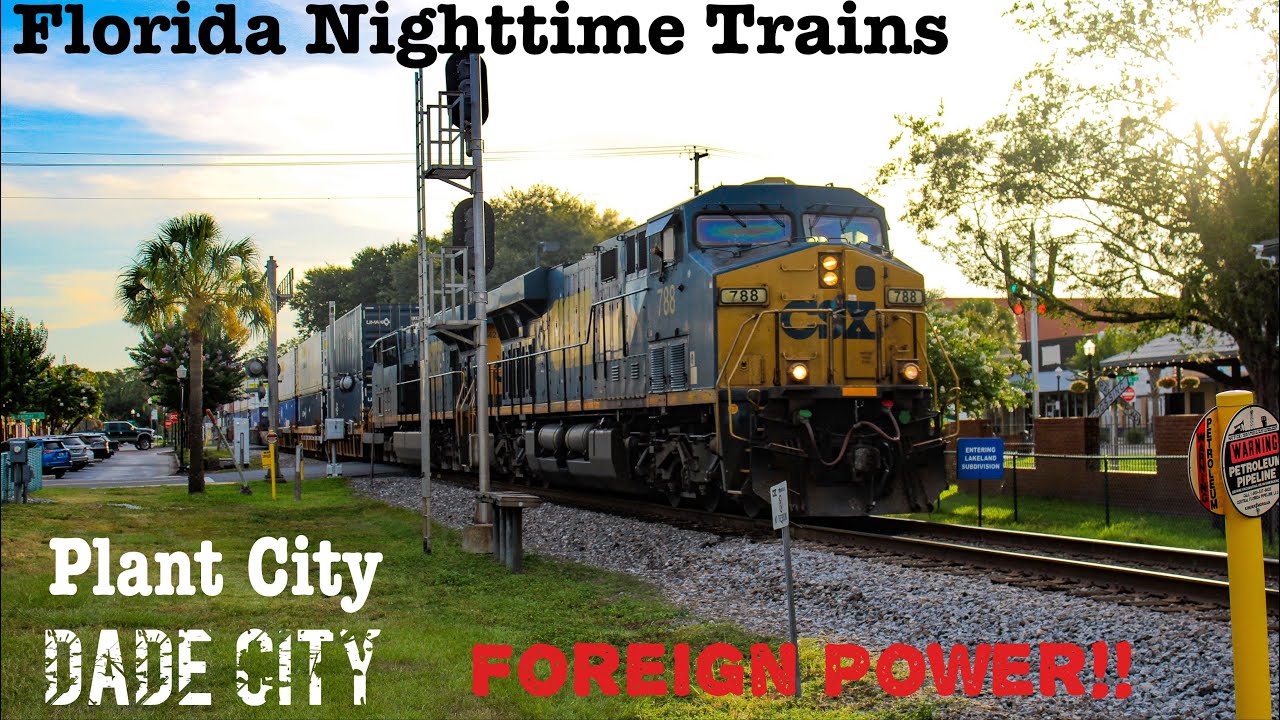 Plant and Dade City Railfanning 06/30/20