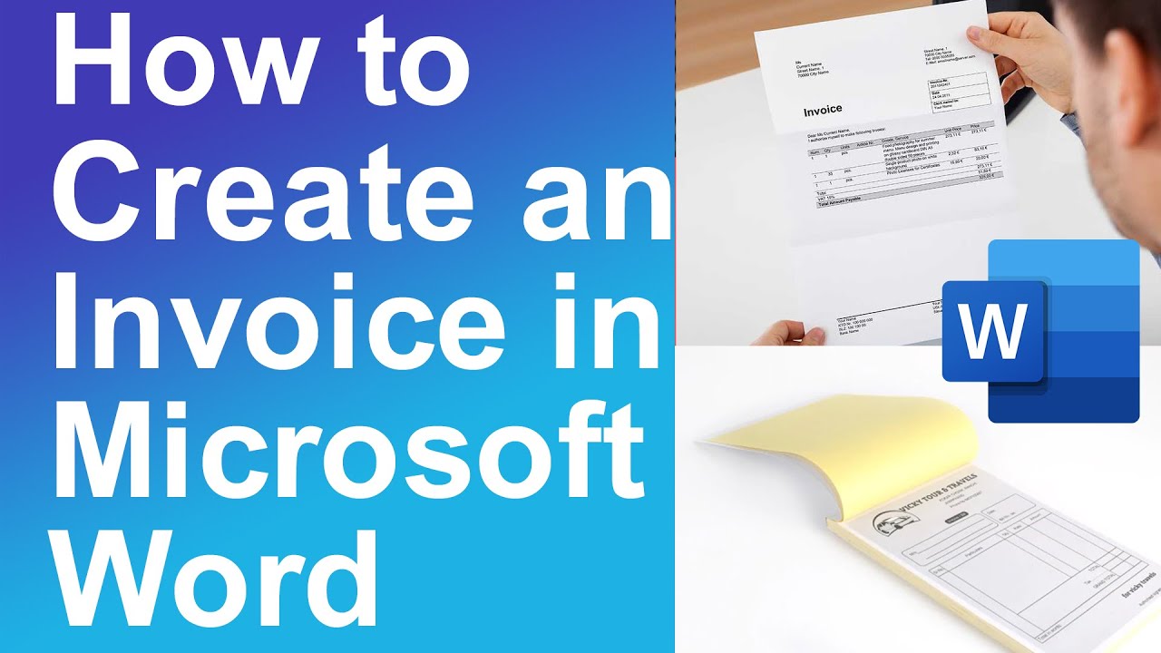 How to Create an Invoice in Microsoft Word