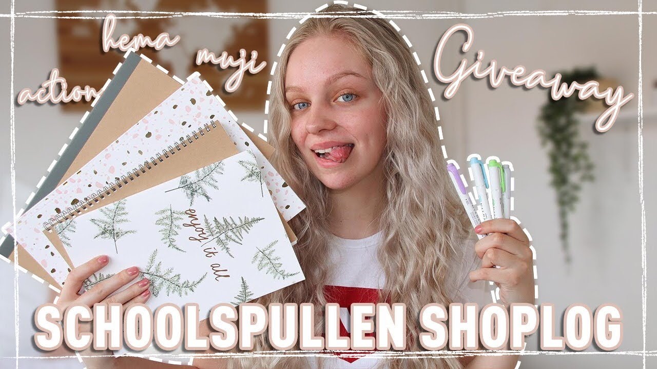 Schoolspullen SHOPLOG 2020/2021 + GIVE-AWAY ✨ ★ It's Jamie