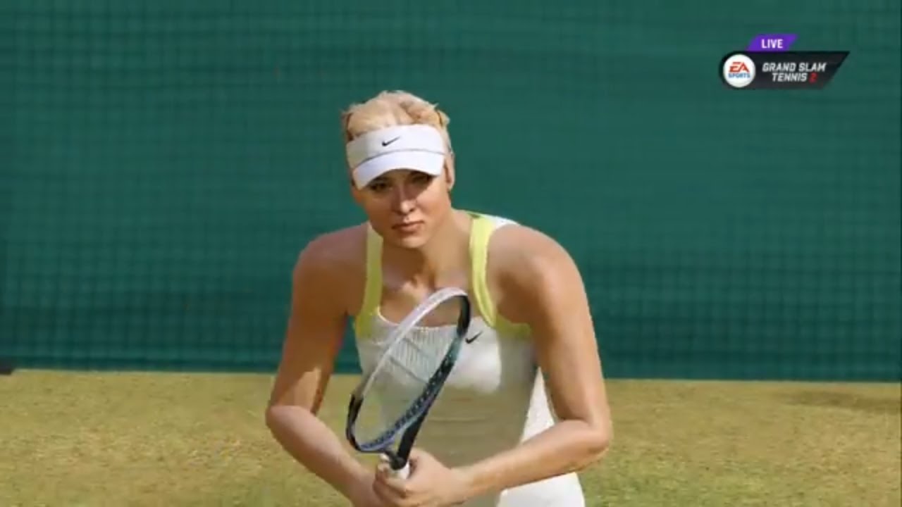 Maria Sharapova Vs Ana Ivanovic In Full Wimbledon Gameplay On Xbox 360