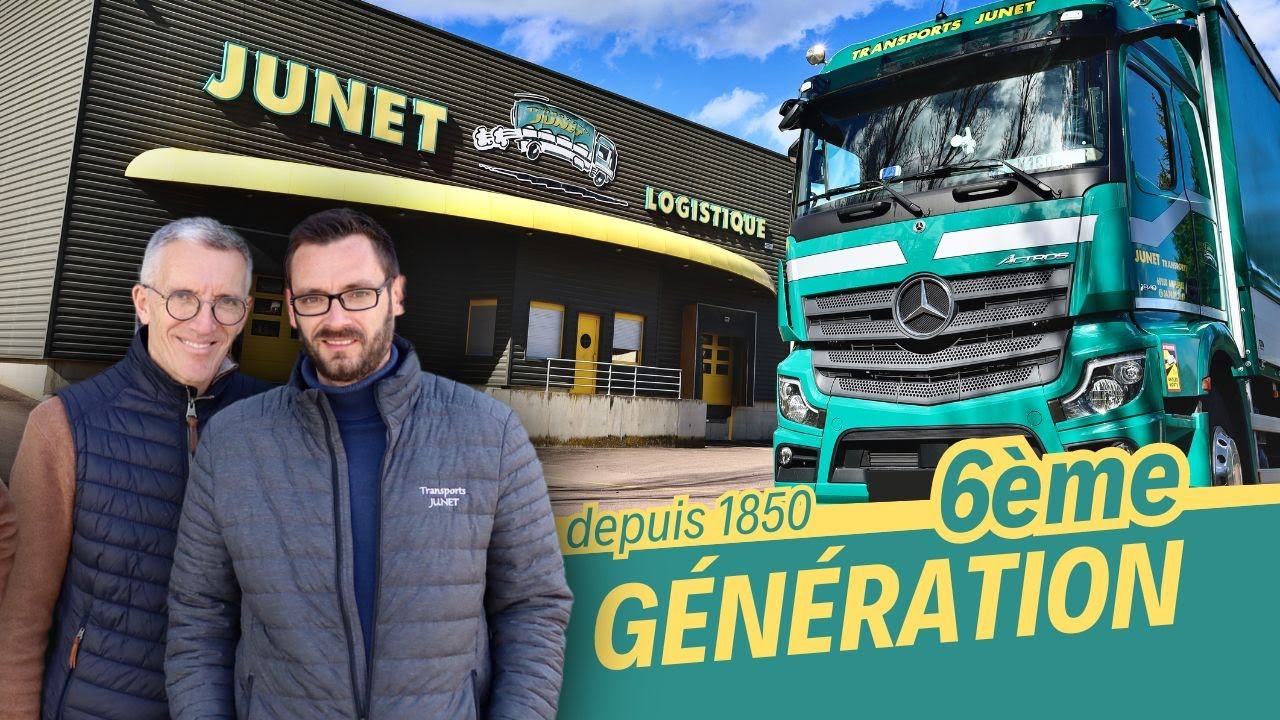 Transports Junet : en famille depuis 1850… et en Mercedes nourris au biocarburant XTL.