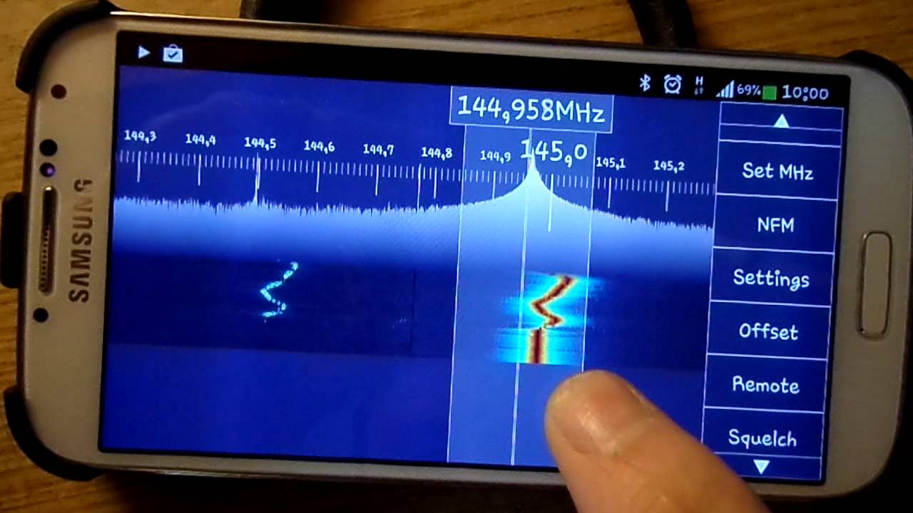 RTL2832U + Samsung galaxy s4 sdr touch